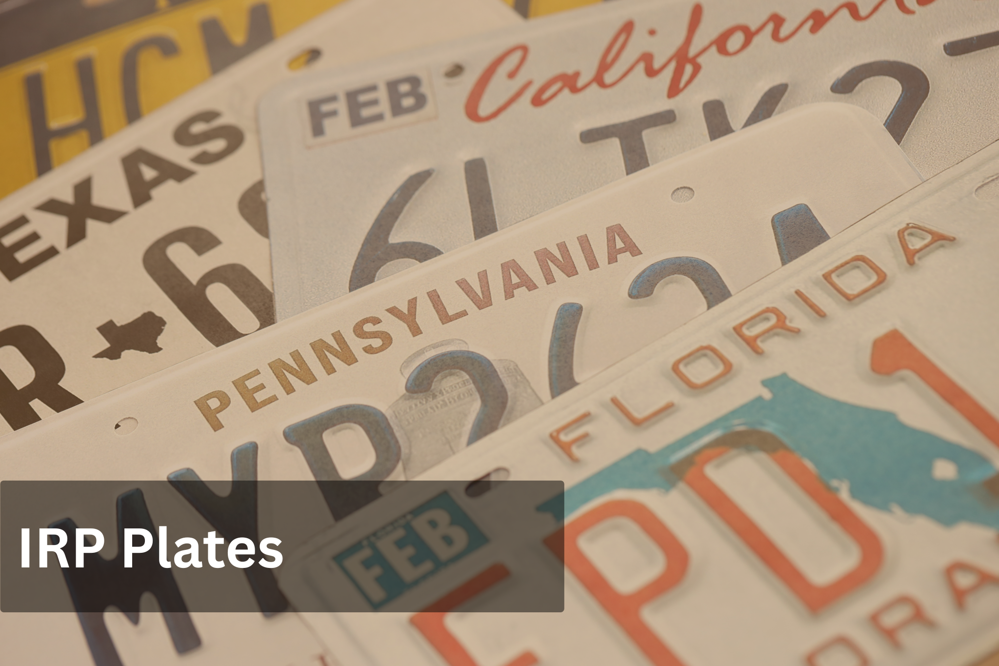 IRP plate registration interstate carriers